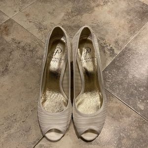 Off white about 2 inches tall